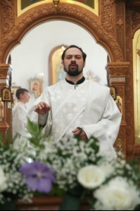 Божественная литургия в храме во имя святого равноапостольного великого князя Владимира г. Саратова