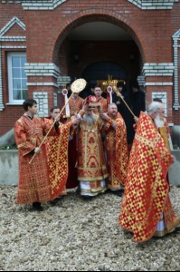 Чин Великого освящения и Божественная литургия в храме в честь Владимирской иконы Божией Матери Владимирского женского монастыря г. Вольска
