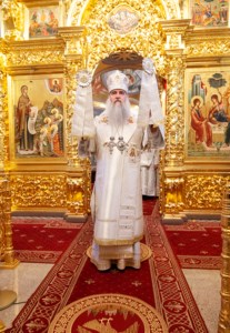 Всенощное бдение в Свято-Троицком кафедральном соборе г. Саратова