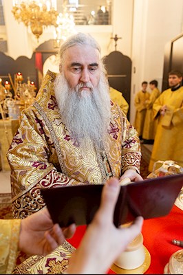 Божественная литургия в храме во имя первоверховных апостолов Петра и Павла г. Саратова