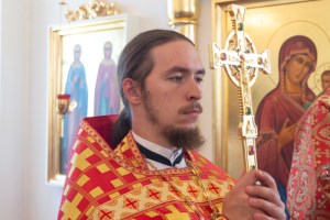 Божественная литургия в храме в честь Воскресения Христова с. Ивано-Языковка Аткарского района