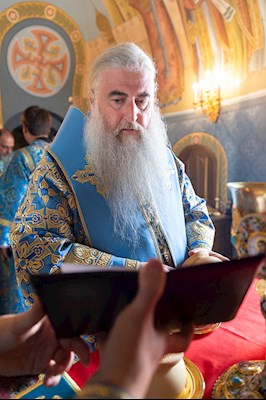 Божественная литургия в Свято-Троицком кафедральном соборе г. Саратова