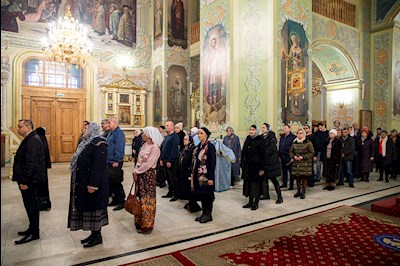 Всенощное бдение в храме Покрова Пресвятой Богородицы г. Саратова