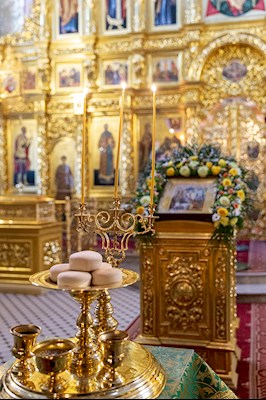 Всенощное бдение в Свято-Троицком кафедральном соборе г. Саратова