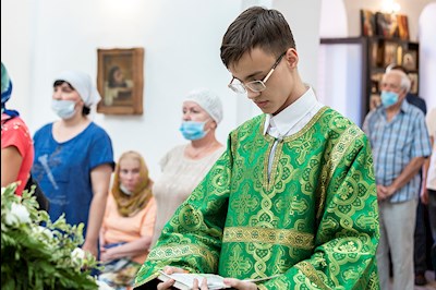 Всенощное бдение в храме преподобного Сергия Радонежского г. Саратова