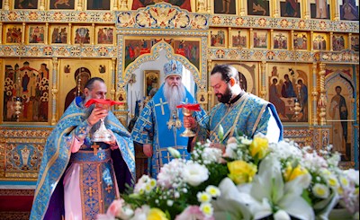 Божественная литургия в Свято-Алексиевском женском монастыре г. Саратова