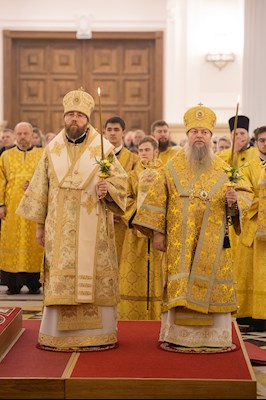 Всенощное бдение в Спасском кафедральном соборе г. Пензы