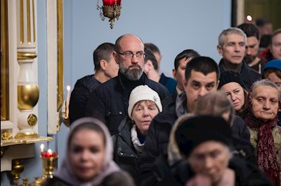 Митрополит Игнатий совершил всенощное бдение в Свято-Духовском соборе г. Саратова
