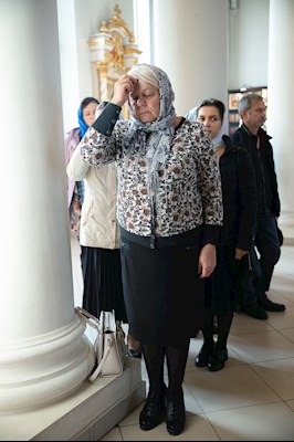 Митрополит Игнатий совершил всенощное бдение с чином воздвижения Креста в кафедральном соборе Живоначальной Троицы г. Вольска