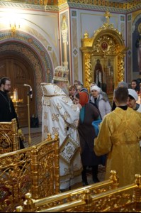 Божественная литургия в Свято-Троицком кафедральном соборе г. Саратова