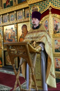 Божественная литургия в храме в честь Сретения Господня г. Саратова