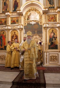 Божественная литургия в Свято-Троицком кафедральном соборе г. Покровска