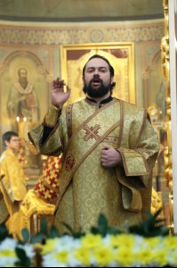 Божественная литургия в храме во имя Всех Святых, в земле Российской просиявших г. Саратова