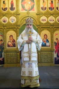 Божественная литургия в храме во имя святого благоверного великого князя Димитрия Донского села Столыпино Балтайского района