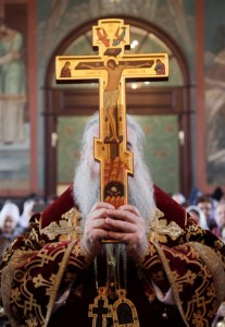 Божественная литургия в Крестовоздвиженском храме г. Хвалынска