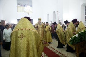 Всенощное бдение в храме во имя апостола и евангелиста Иоанна Богослова г.Саратова