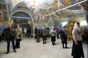 Крещальная литургия в Свято-Троицком кафедральном соборе г.Саратова