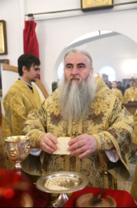 Божественная литургия в храме в честь Благовещения Пресвятой Богородицы г.Саратова