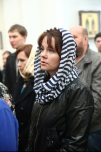 Божественная литургия в храме во имя святого равноапостольного великого князя Владимира г. Саратова