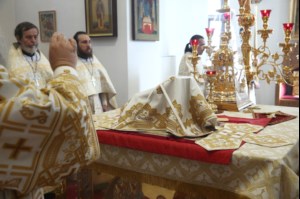 Божественная литургия в Свято-Алексиевском женском монастыре г.Саратова