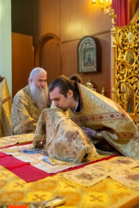 Божественная литургия в храме Сошествия Святого Духа г. Саратова