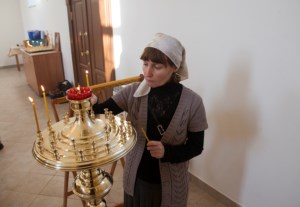 Совершена первая Литургия в новом храме на Увекском кладбище г.Саратова