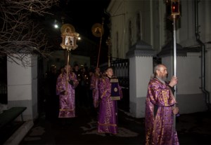 Утреня Великой Субботы с Чином погребения в храме в честь Сошествия Святого Духа г. Саратова