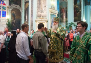 Всенощное бдение в храме Сошествия Святого Духа г. Саратова