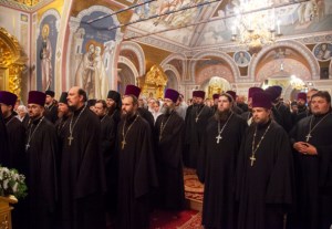 Всенощное бдение в Свято-Троицком кафедральном соборе г. Саратова