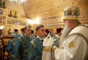 Всенощное бдение в храме в честь Рождества Пресвятой Богородицы г. Саратова