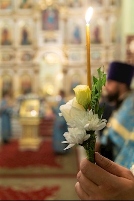 Всенощное бдение в Покровском храме г. Саратова