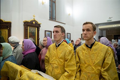Всенощное бдение в Иоанновском женском монастыре с. Алексеевка