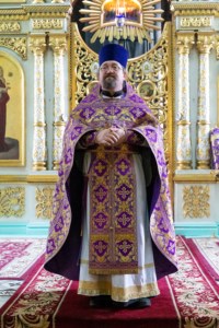 Литургия Преждеосвященных Даров в храме в честь Сошествия Святого Духа г. Саратова