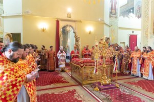 Состоялось соборное служение архиереев и духовенства Саратовской митрополии