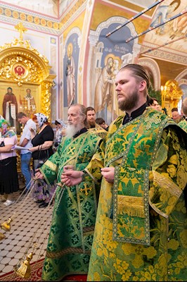 Всенощное бдение в Свято-Троицком кафедральном соборе г.Саратова