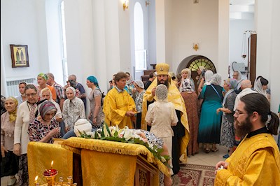 Всенощное бдение в Княже-Владимирском храме Саратова