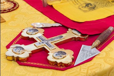 Божественная литургия в храме во имя святителя Митрофана, епископа Воронежского, г.Саратова