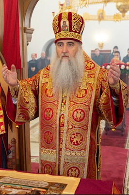 Божественная литургия в храме Воскресения Христова г. Саратова