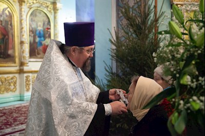 Божественная литургия и панихида в храме в честь Сошествия Святого Духа г. Саратова