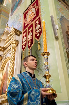 Всенощное бдение в храме Покрова Пресвятой Богородицы г. Саратова