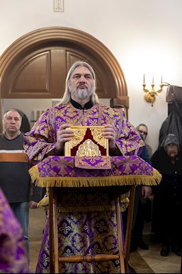 Божественная литургия в храме в честь иконы Божией Матери «Всех скорбящих Радость» г. Саратова