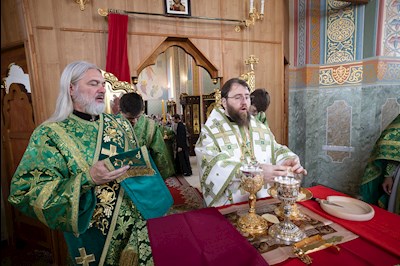 Митрополит Игнатий совершил Божественную литургию в Иоанновском женском монастыре в пос. Алексеевка Хвалынского района