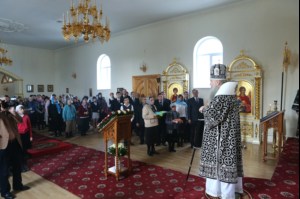 Литургия Преждеосвященных Даров в храме в честь Казанской иконы Божией Матери р.п.Татищево