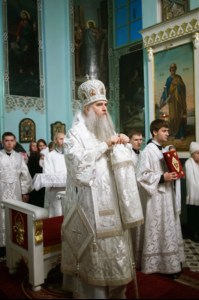 В праздник Крещения Господня Митрополит Лонгин совершил Божественную литургию и Чин Великого освящения воды