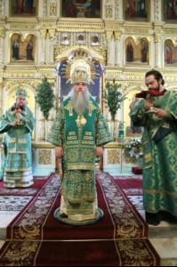 Божественная литургия в храме Сошествия Святого Духа г. Саратова