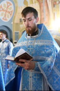 Крещальная литургия в Свято-Троицком кафедральном соборе г. Саратова