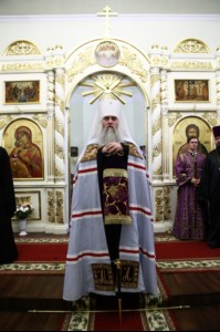Всенощное бдение на Архиерейском подворье – храме во имя преподобного Серафима Саровского г.Саратова