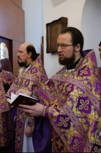 Божественная литургия в храме во имя святого великомученика Георгия Победоносца г.Саратова