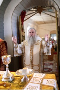 Божественная литургия в храме в честь Рождества Христова с. Вязовка Татищевского района