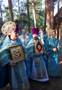 Божественная литургия в храме в честь Рождества Пресвятой Богородицы г.Саратова